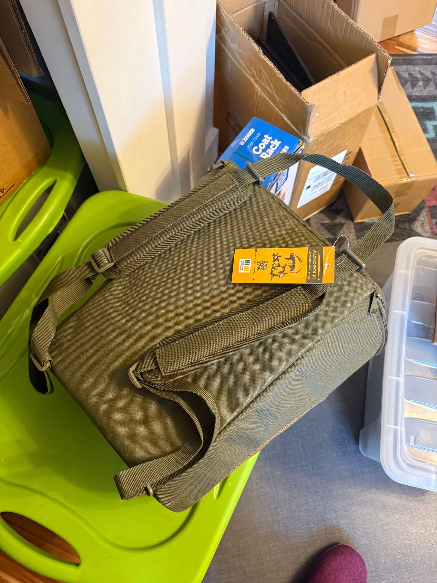 Foraging Crossbody/Backpack with Magnetic Lid and Zipper