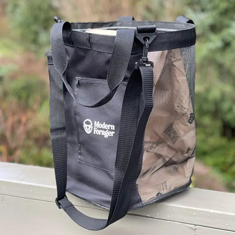 Round Mesh Foraging Bag with Pocket