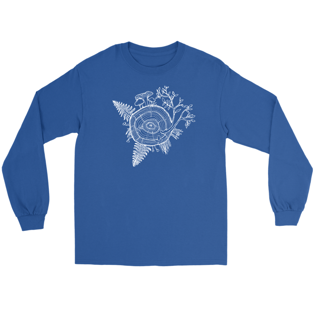 Unisex Long Sleeve White Tree of Life