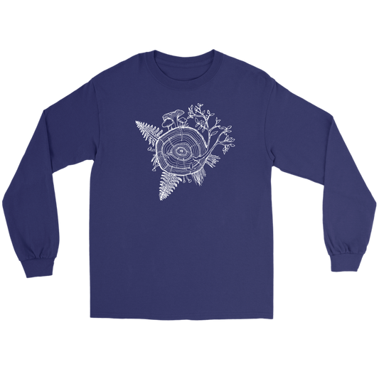 Unisex Long Sleeve White Tree of Life