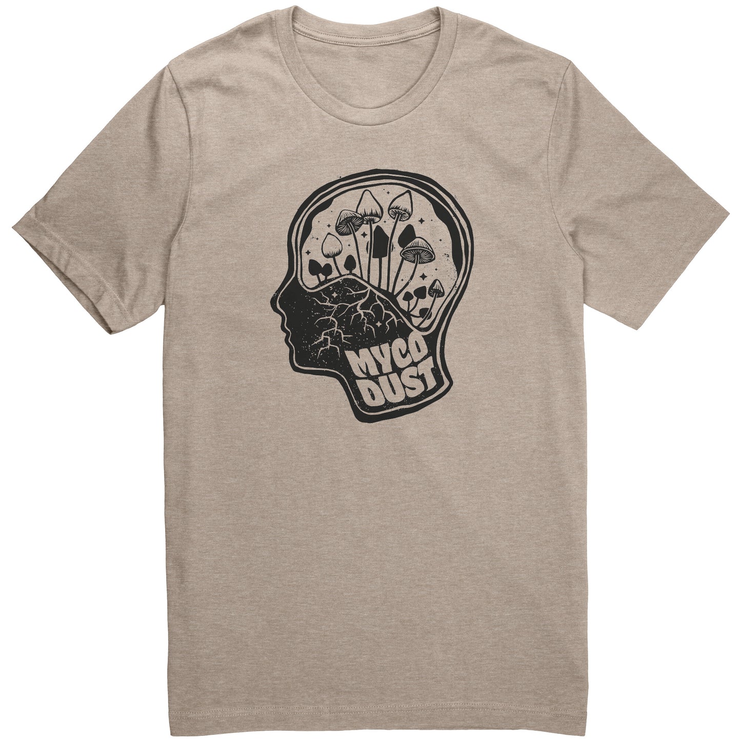 MycoDust Brain Tee Black