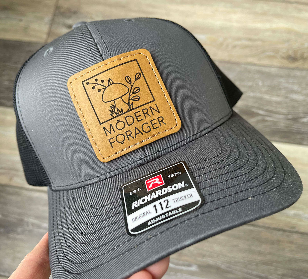 MOFO Leather Patch Trucker Cap