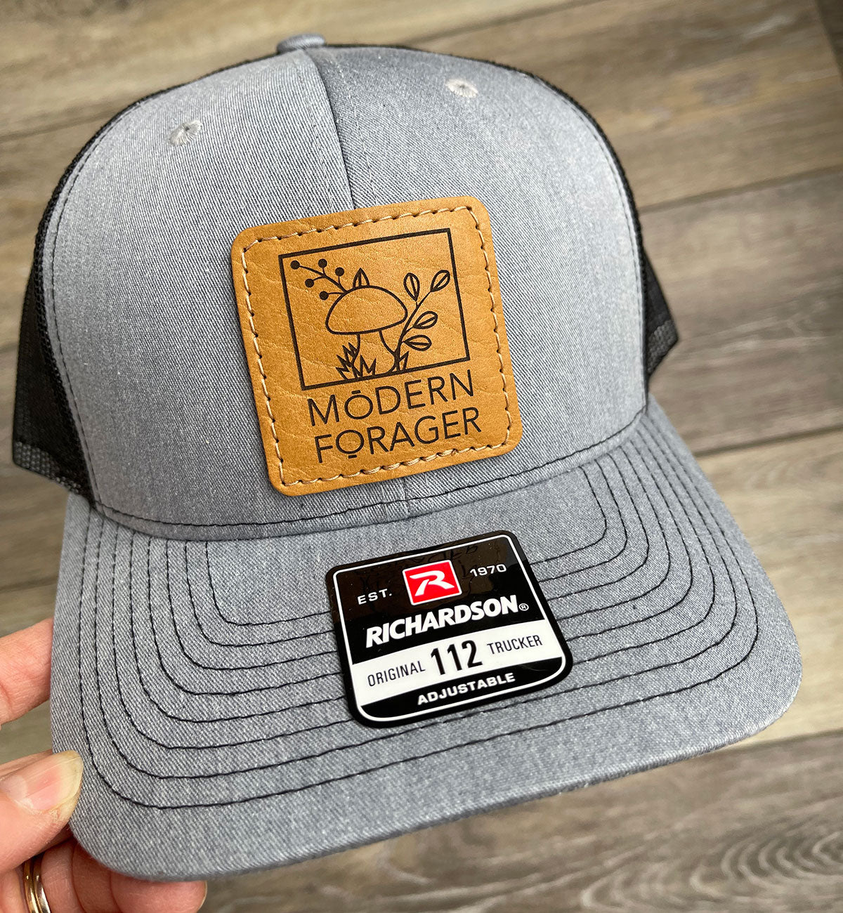 MOFO Leather Patch Trucker Cap