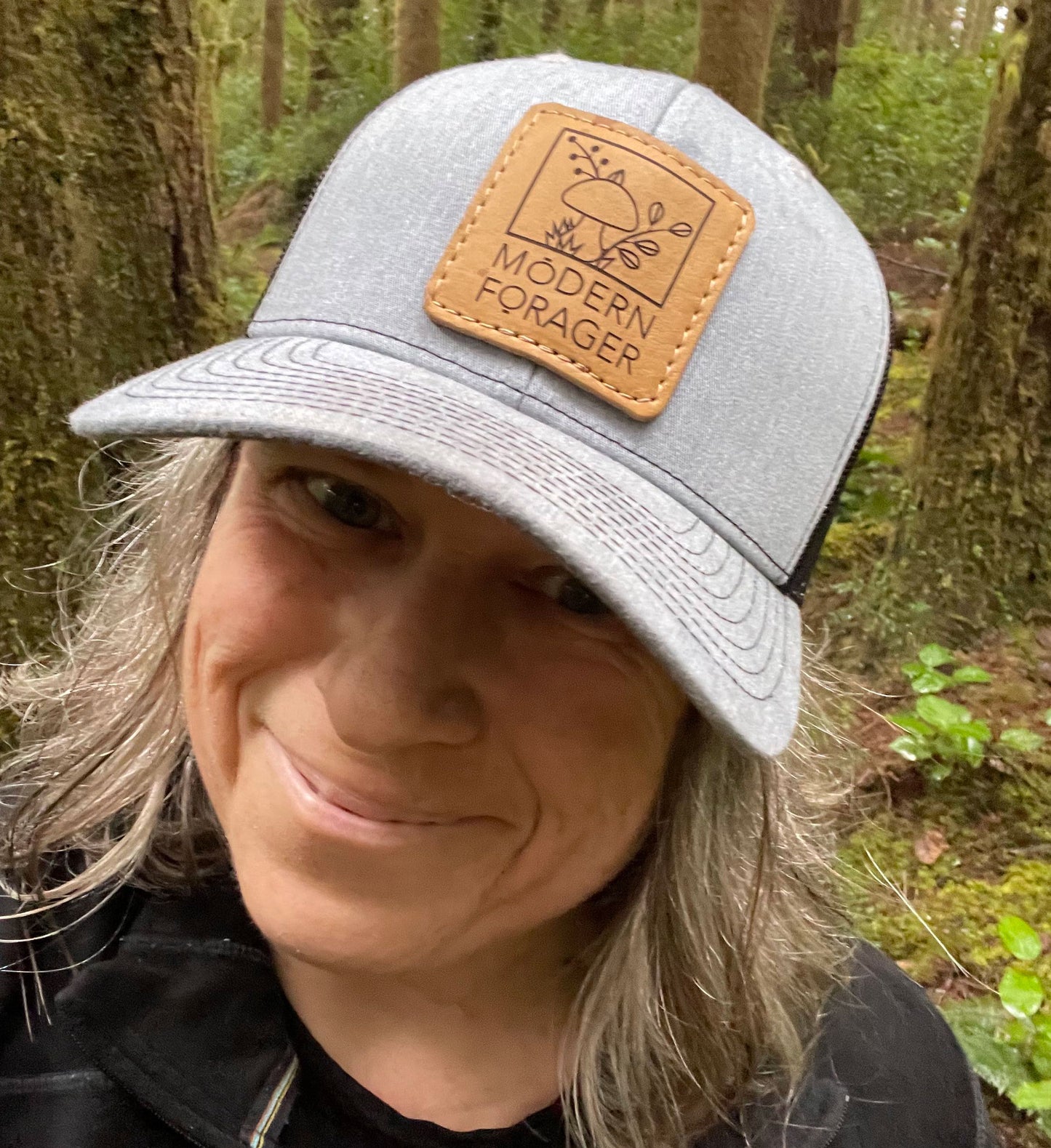 MOFO Leather Patch Trucker Cap