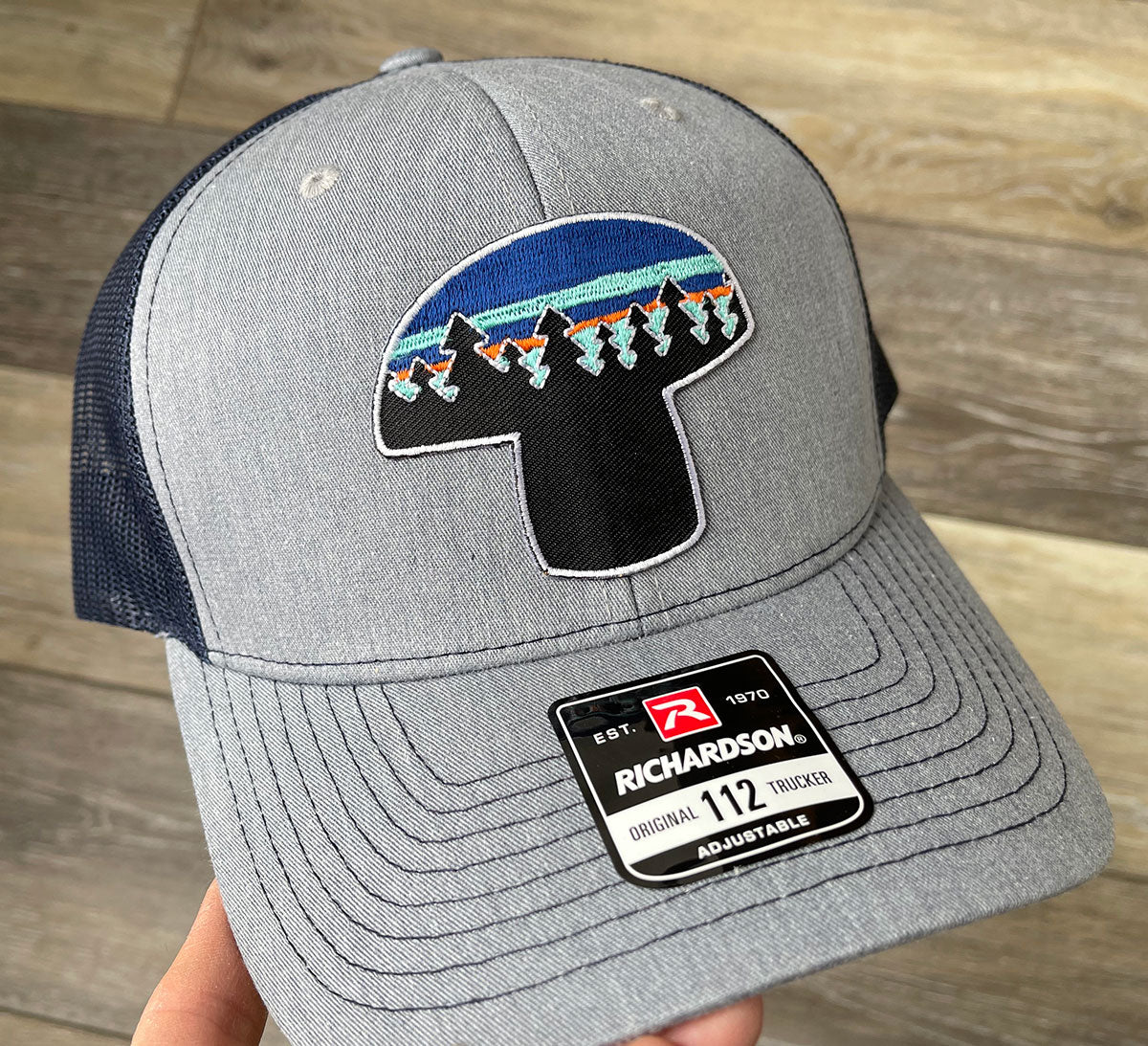 Blue Shroom Trucker Hat