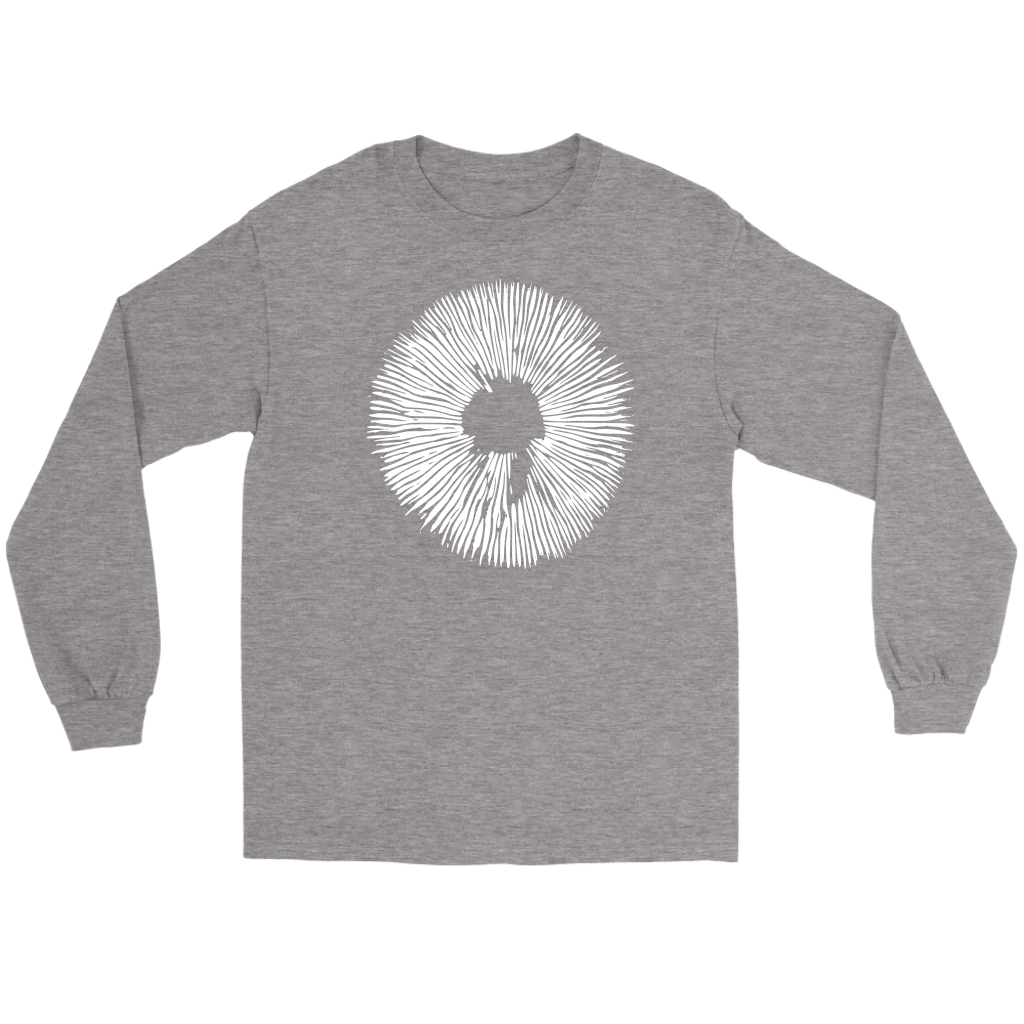 Unisex Spore Print Long Sleeve Tee