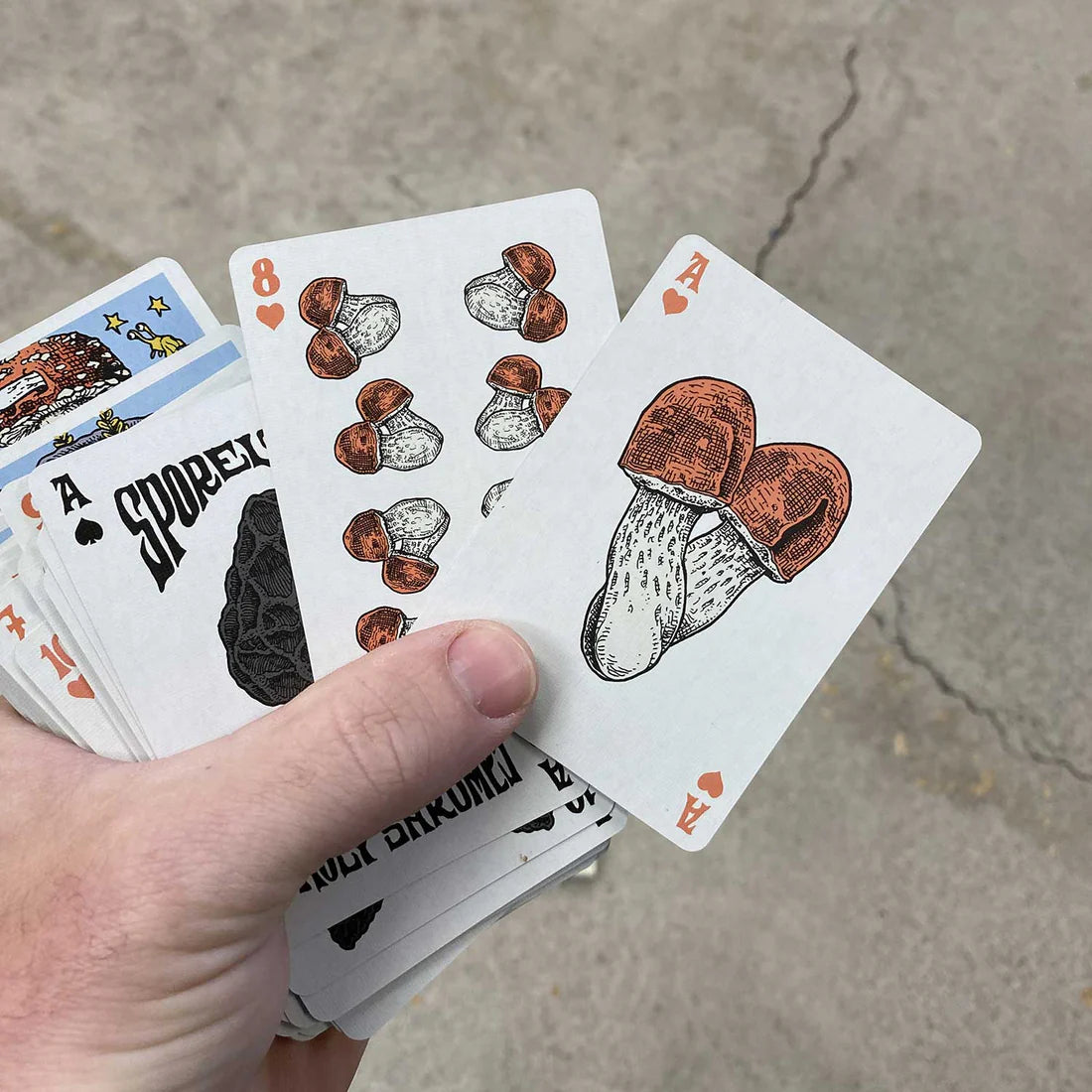 Holy Shrump! Mushroom Playing Cards