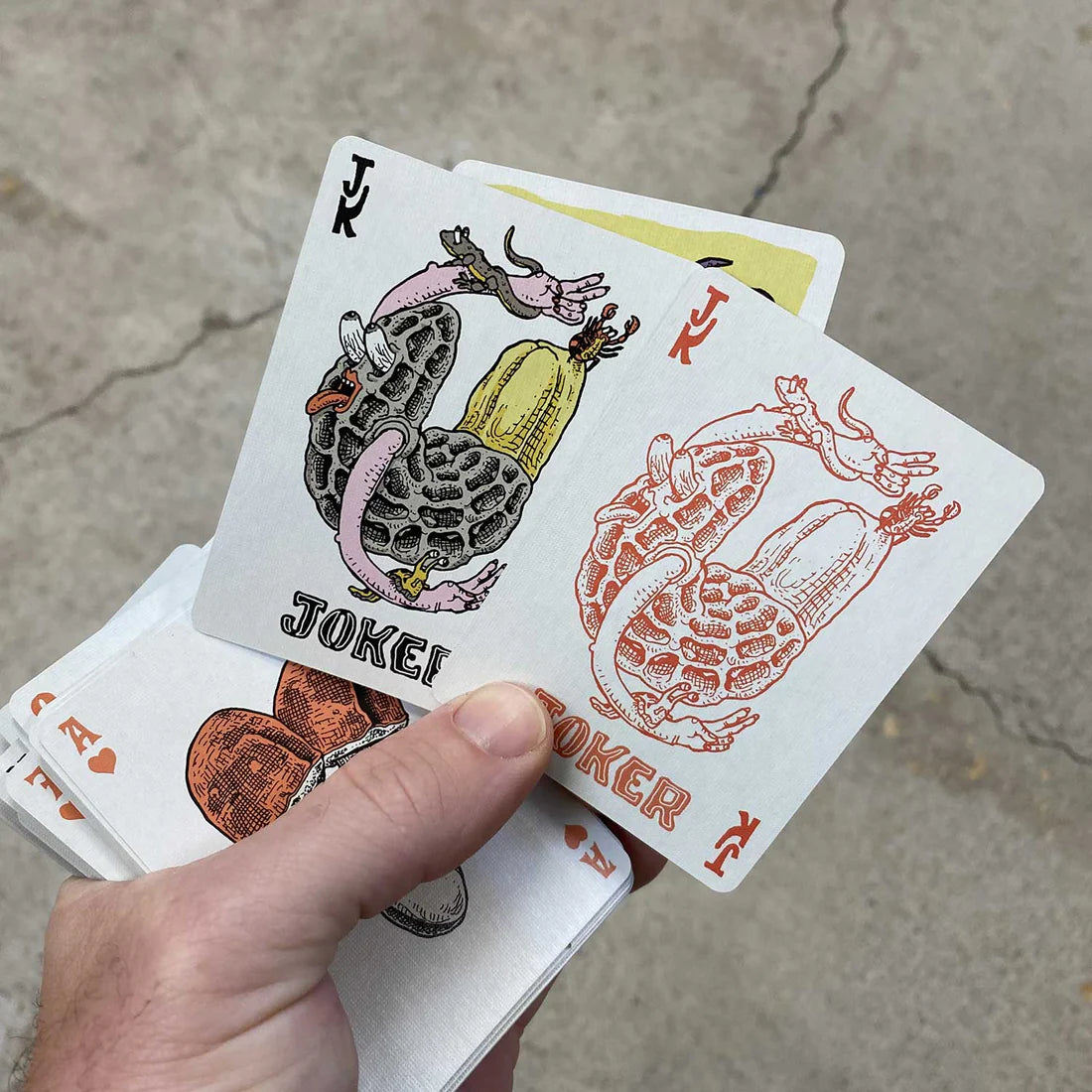 Holy Shrump! Mushroom Playing Cards