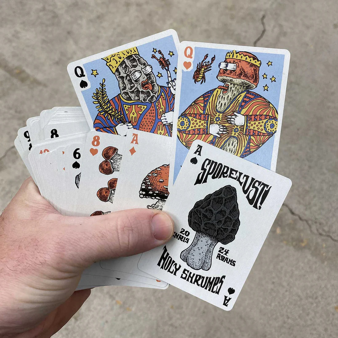 Holy Shrump! Mushroom Playing Cards