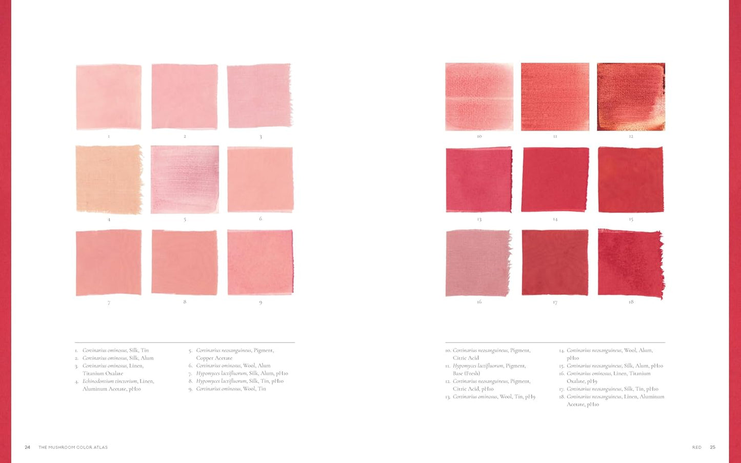 The Mushroom Color Atlas - A Guide to Dyes and Pigments Made from Fungi