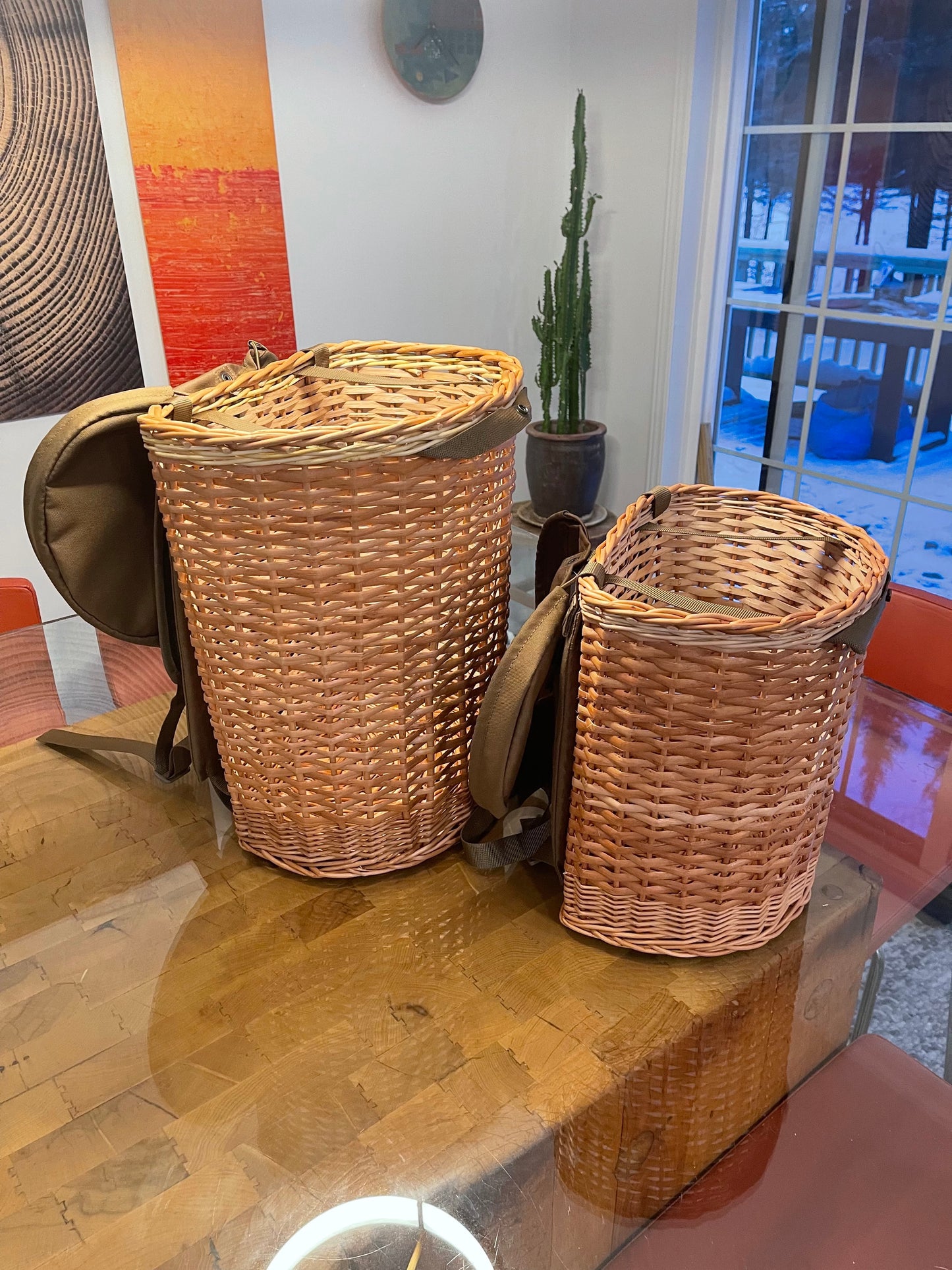 Foraging Basket/Backpack Conversion