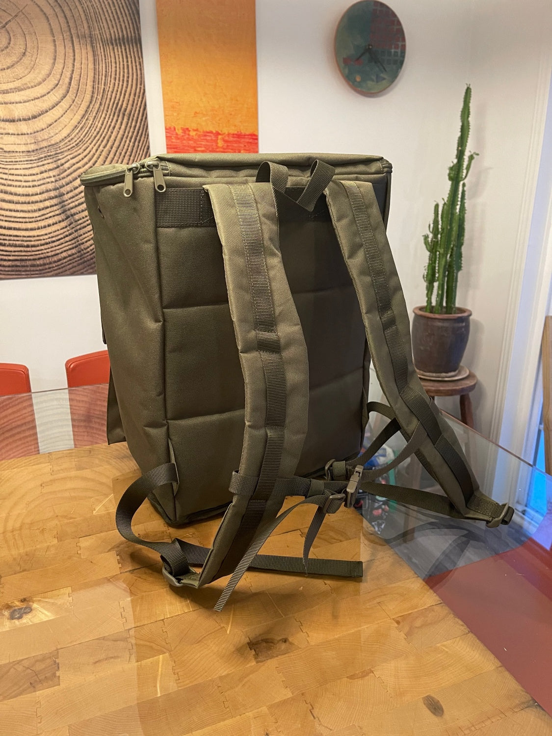 Foraging Backpack with Internal Wicker Basket