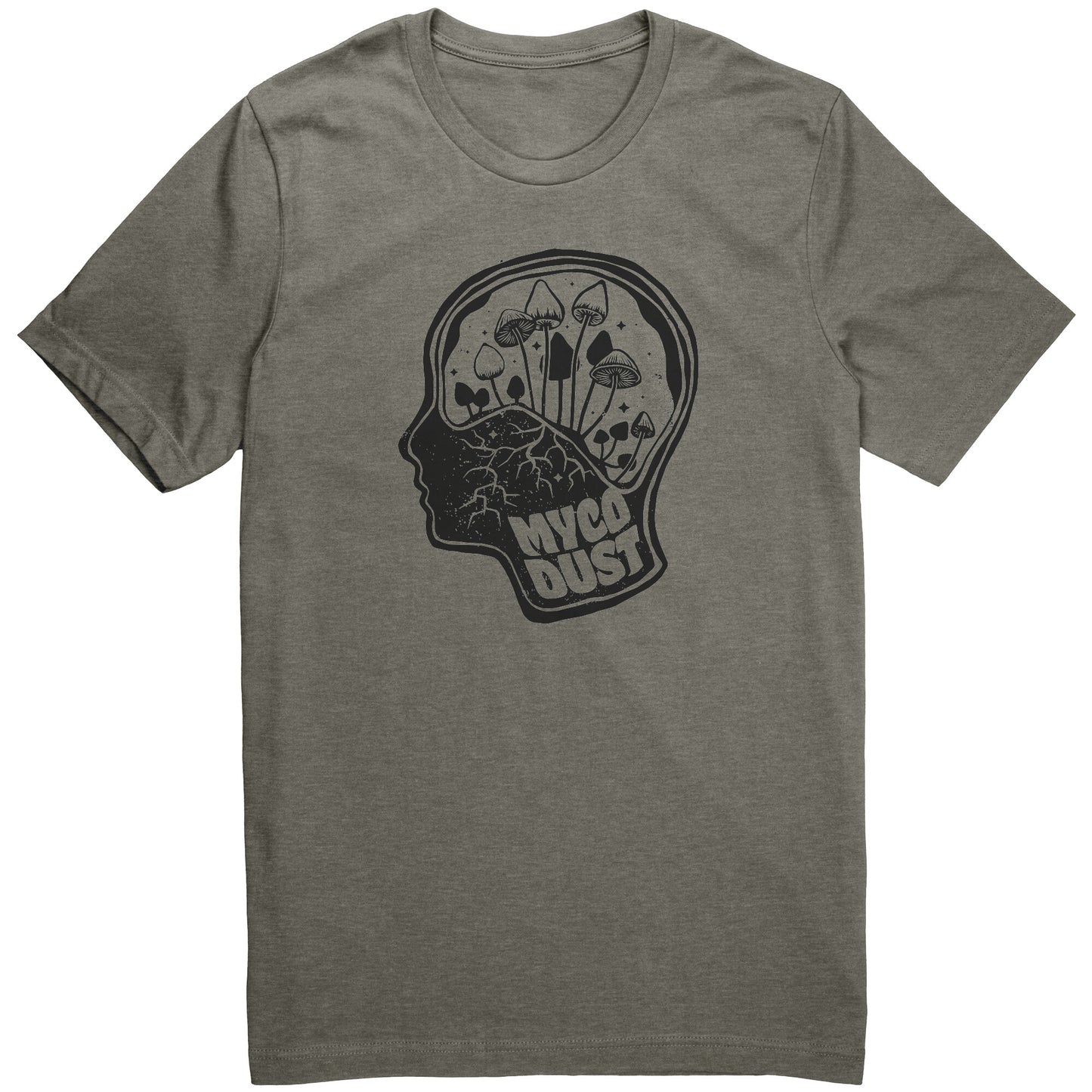 MycoDust Brain Tee Black